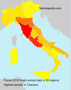 Surname Nucci in Italy Surname Nucci in Italy