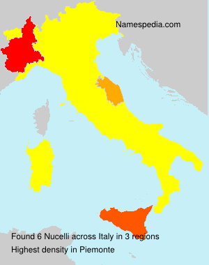 Surname Nucelli in Italy
