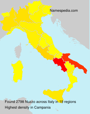 Surname Nuzzo in Italy