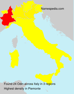 Surname Odin in Italy Surname Odin in Italy
