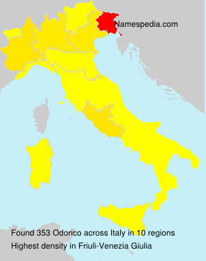 Surname Odorico in Italy Surname Odorico in Italy