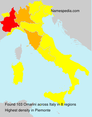Surname Omarini in Italy Surname Omarini in Italy