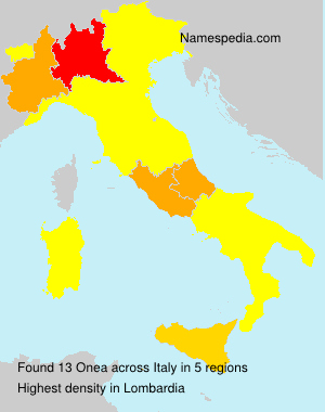 Surname Onea in Italy Surname Onea in Italy