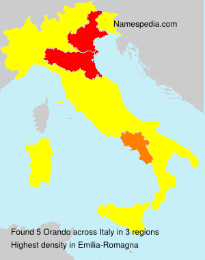 Surname Orando in Italy