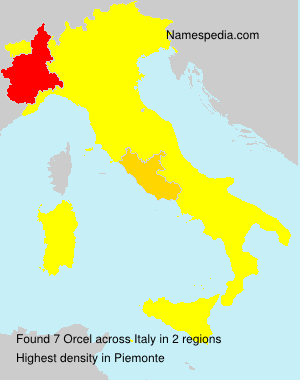 Surname Orcel in Italy Surname Orcel in Italy