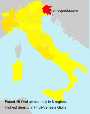 Surname Orel in Italy Surname Orel in Italy
