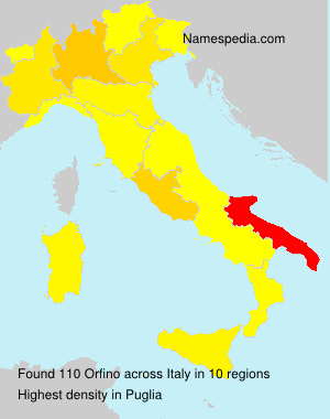 Surname Orfino in Italy Surname Orfino in Italy