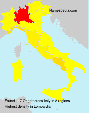 Surname Origo in Italy