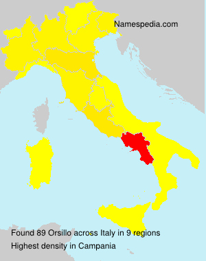 Surname Orsillo in Italy Surname Orsillo in Italy