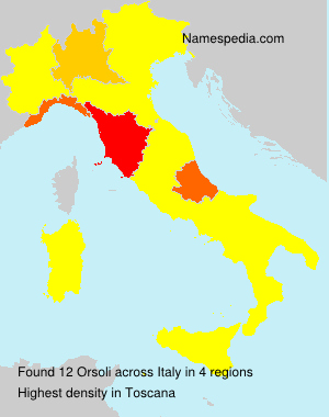 Surname Orsoli in Italy Surname Orsoli in Italy