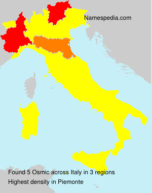 Surname Osmic in Italy Surname Osmic in Italy