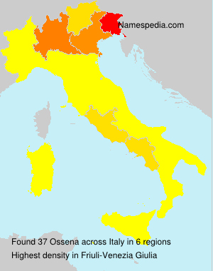 Surname Ossena in Italy Surname Ossena in Italy