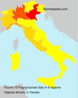 Surname Pagno in Italy Surname Pagno in Italy