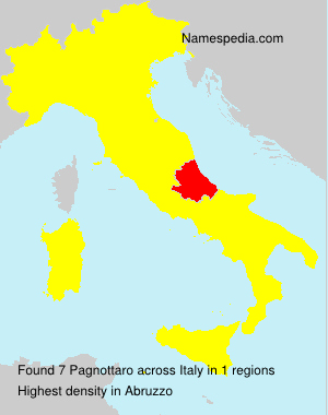 Surname Pagnottaro in Italy Surname Pagnottaro in Italy