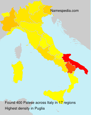 Surname Palese in Italy Surname Palese in Italy