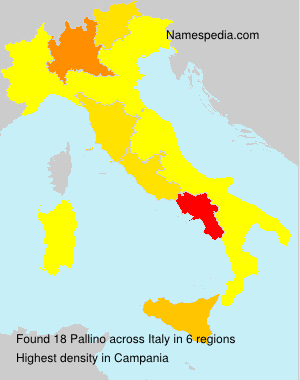 Surname Pallino in Italy Surname Pallino in Italy
