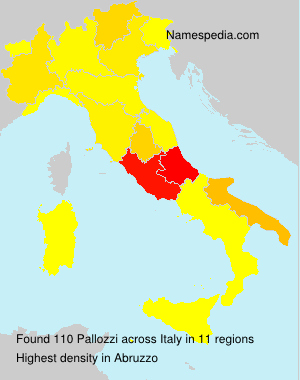 Surname Pallozzi in Italy Surname Pallozzi in Italy