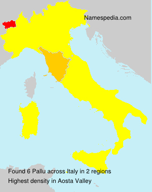 Surname Pallu in Italy Surname Pallu in Italy