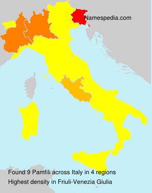 Surname Pamfili in Italy Surname Pamfili in Italy