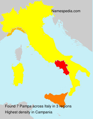 Surname Pampa in Italy