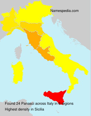 Surname Panasci in Italy Surname Panasci in Italy