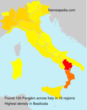 Surname Pangaro in Italy Surname Pangaro in Italy