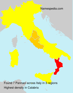 Surname Pannaci in Italy Surname Pannaci in Italy