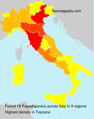 Surname Papadopoulos in Italy Surname Papadopoulos in Italy