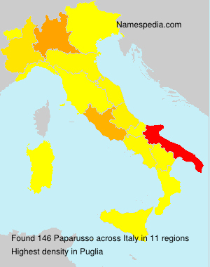 Surname Paparusso in Italy Surname Paparusso in Italy