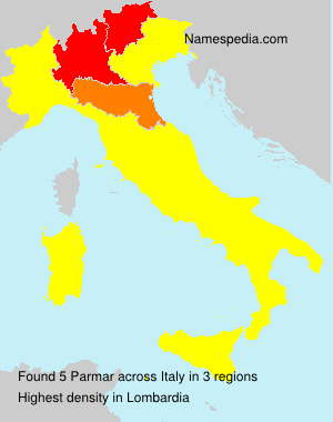 Surname Parmar in Italy Surname Parmar in Italy