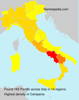 Surname Parrillo in Italy Surname Parrillo in Italy