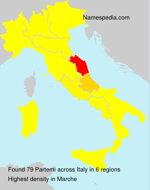 Surname Partemi in Italy