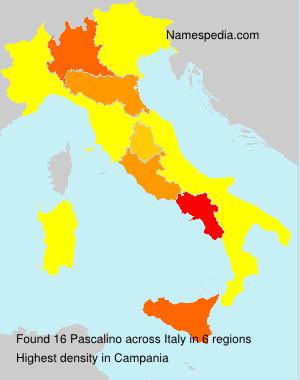 Surname Pascalino in Italy Surname Pascalino in Italy