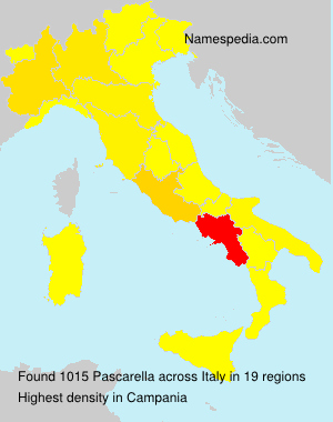 Surname Pascarella in Italy Surname Pascarella in Italy