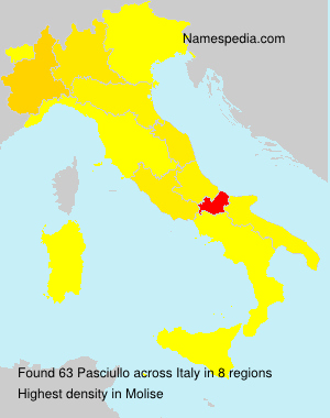Surname Pasciullo in Italy Surname Pasciullo in Italy
