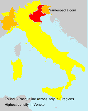 Surname Pasqualine in Italy Surname Pasqualine in Italy