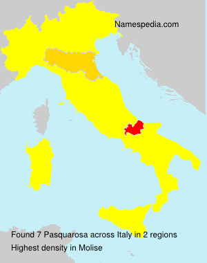 Surname Pasquarosa in Italy Surname Pasquarosa in Italy