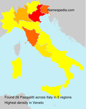 Surname Pasquotti in Italy Surname Pasquotti in Italy