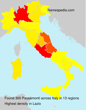 Surname Passamonti in Italy Surname Passamonti in Italy