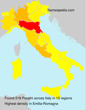 Surname Passini in Italy Surname Passini in Italy