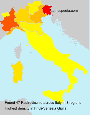 Surname Pastrovicchio in Italy Surname Pastrovicchio in Italy