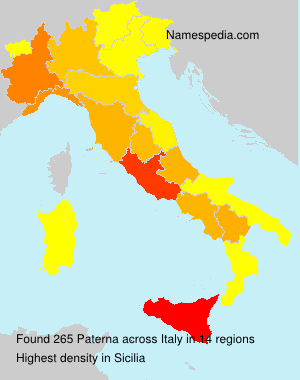 Surname Paterna in Italy Surname Paterna in Italy