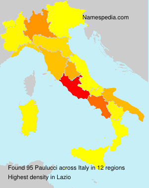 Surname Paulucci in Italy Surname Paulucci in Italy