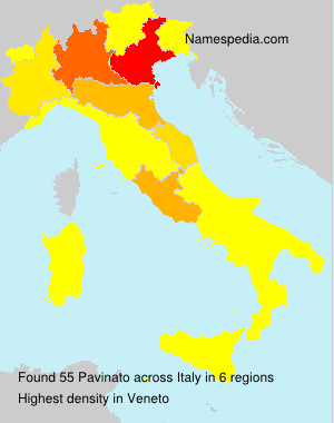 Surname Pavinato in Italy Surname Pavinato in Italy