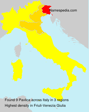Surname Pavlica in Italy Surname Pavlica in Italy