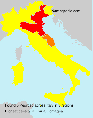 Surname Pedroso in Italy Surname Pedroso in Italy