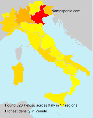 Surname Peloso in Italy Surname Peloso in Italy