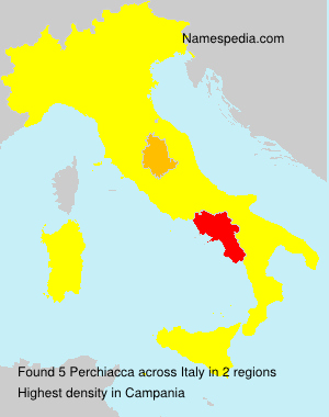 Surname Perchiacca in Italy Surname Perchiacca in Italy
