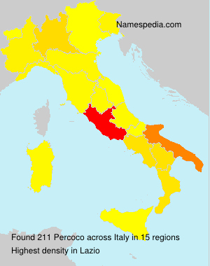 Surname Percoco in Italy Surname Percoco in Italy