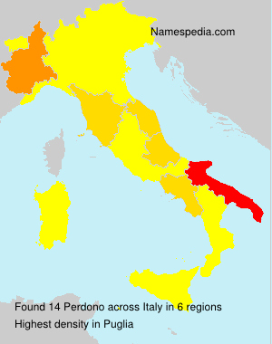Surname Perdono in Italy Surname Perdono in Italy